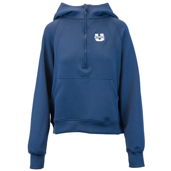 Women's U-State Scuba Half-Zip Hoodie blue